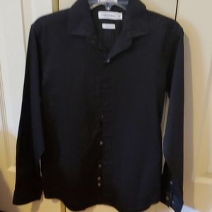 Boys black dress shirt